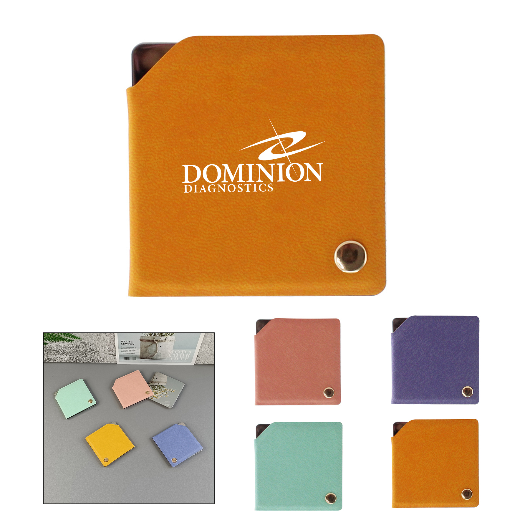 Compact Rotatable Stainless Steel Mirror