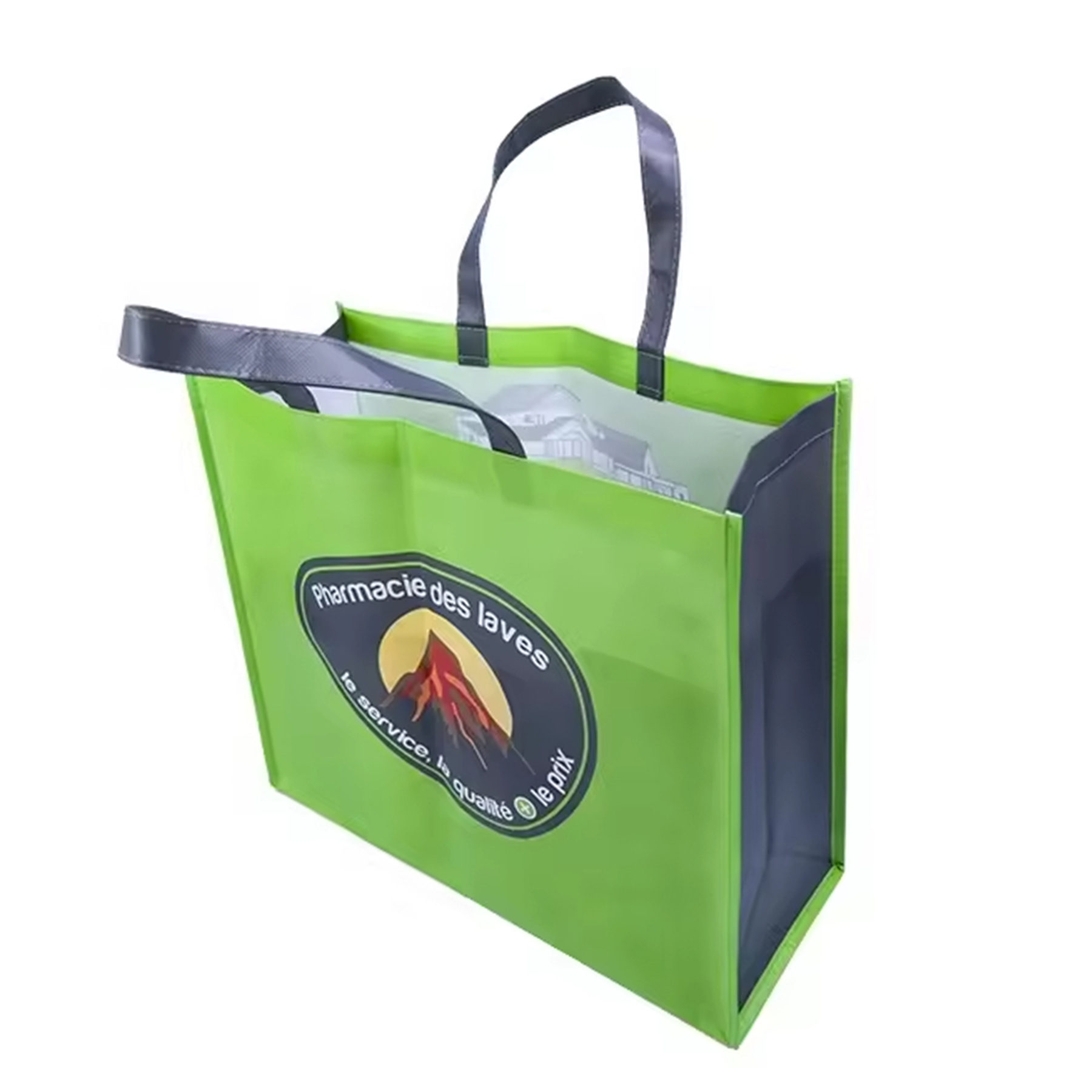 Custom Full Color Large Laminated Non Woven Tote Bag - Image 5