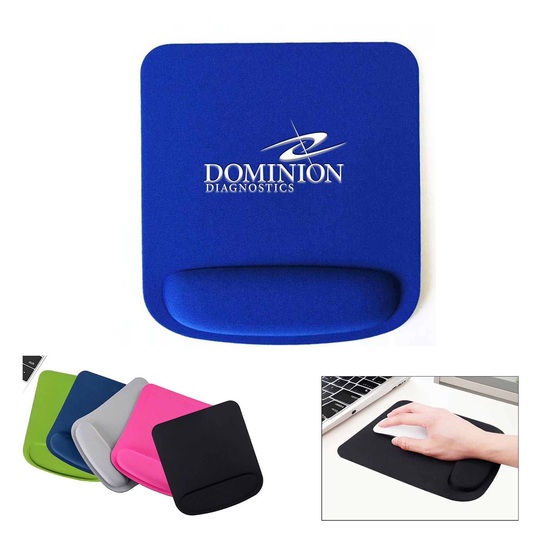 Ergonomic Square Mouse Pad with Wrist Support