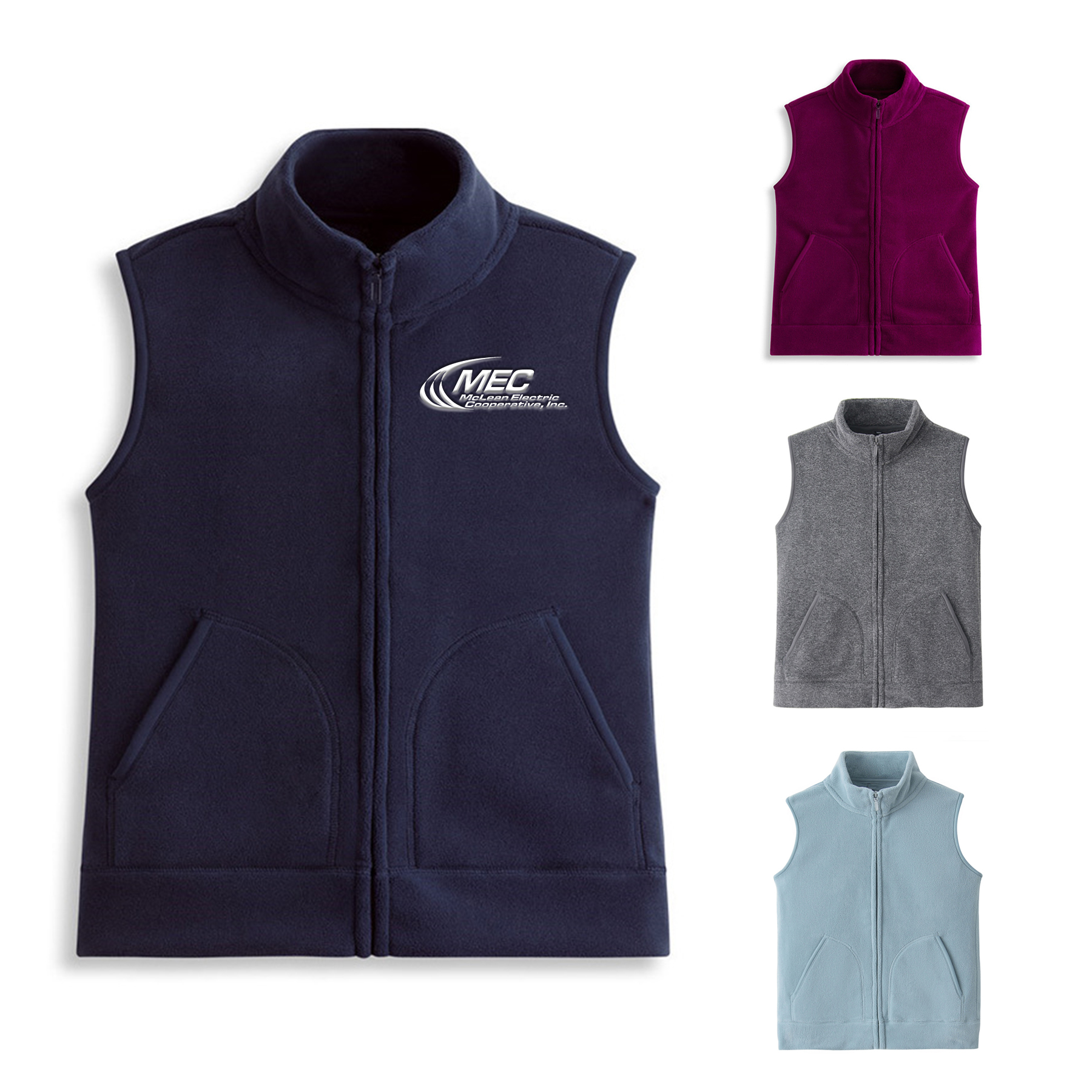 Fleece Vest with Zip Pockets