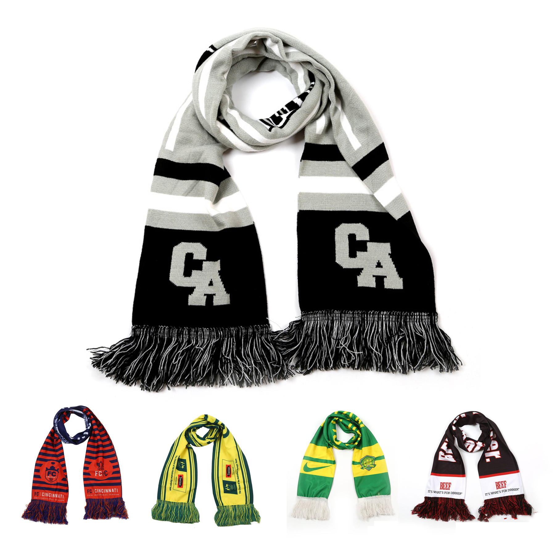 Soft Acrylic Knitted Scarf