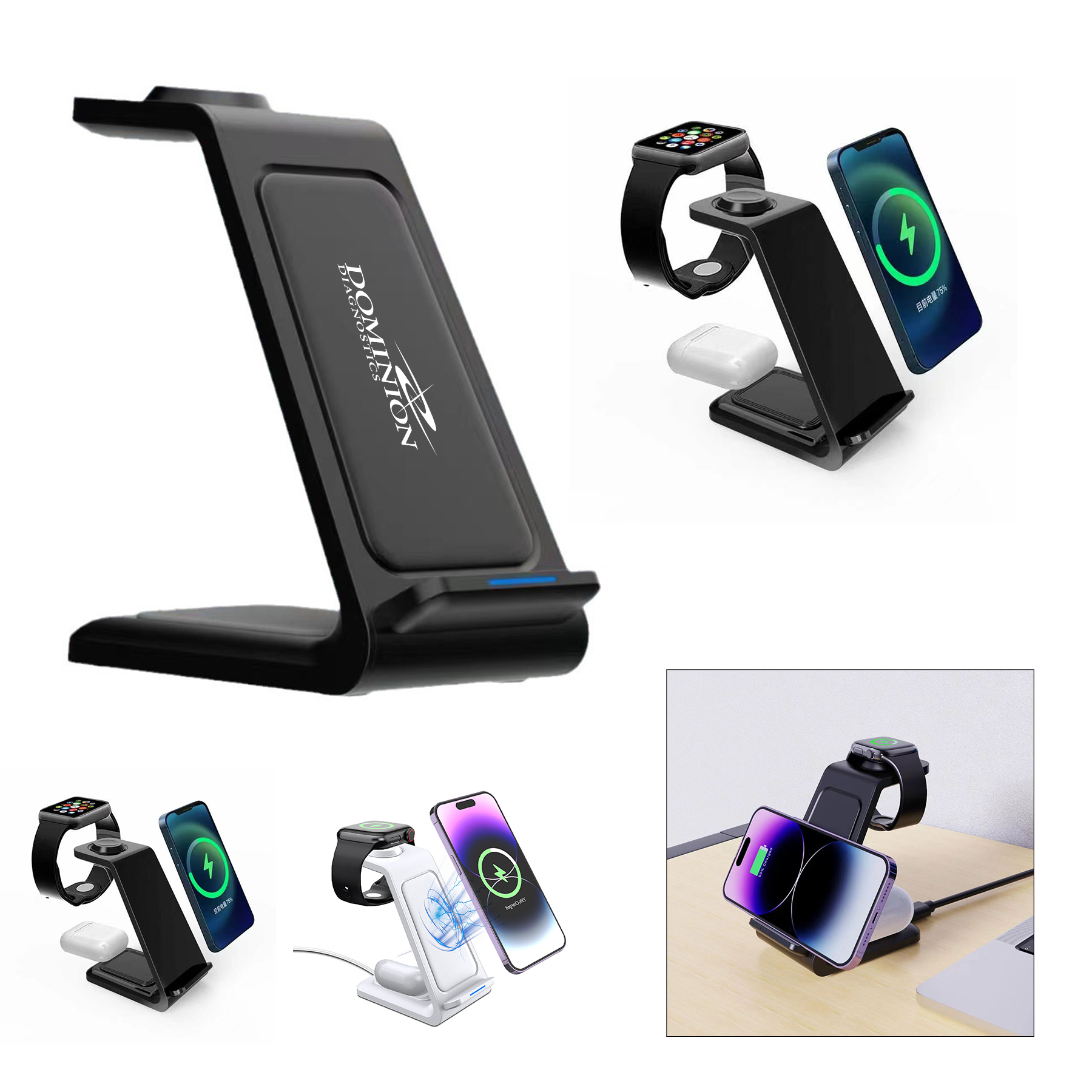 3 in 1 Wireless Charging Station