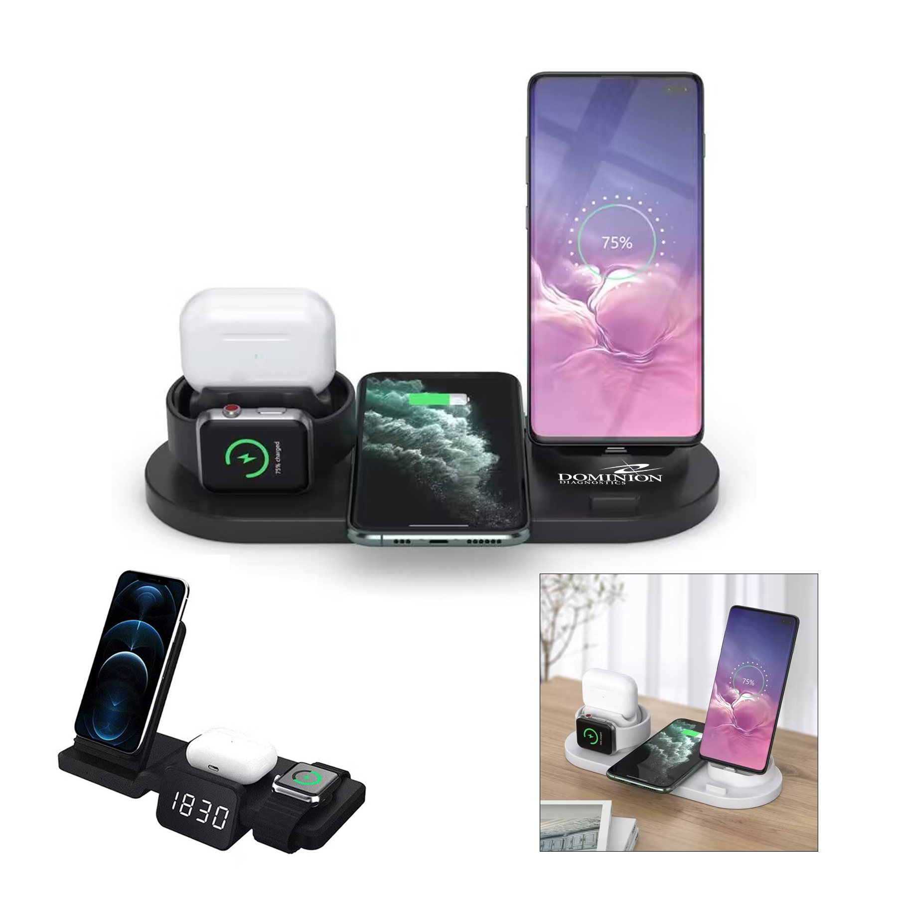 3 in 1 Charger Stand for Multiple Devices