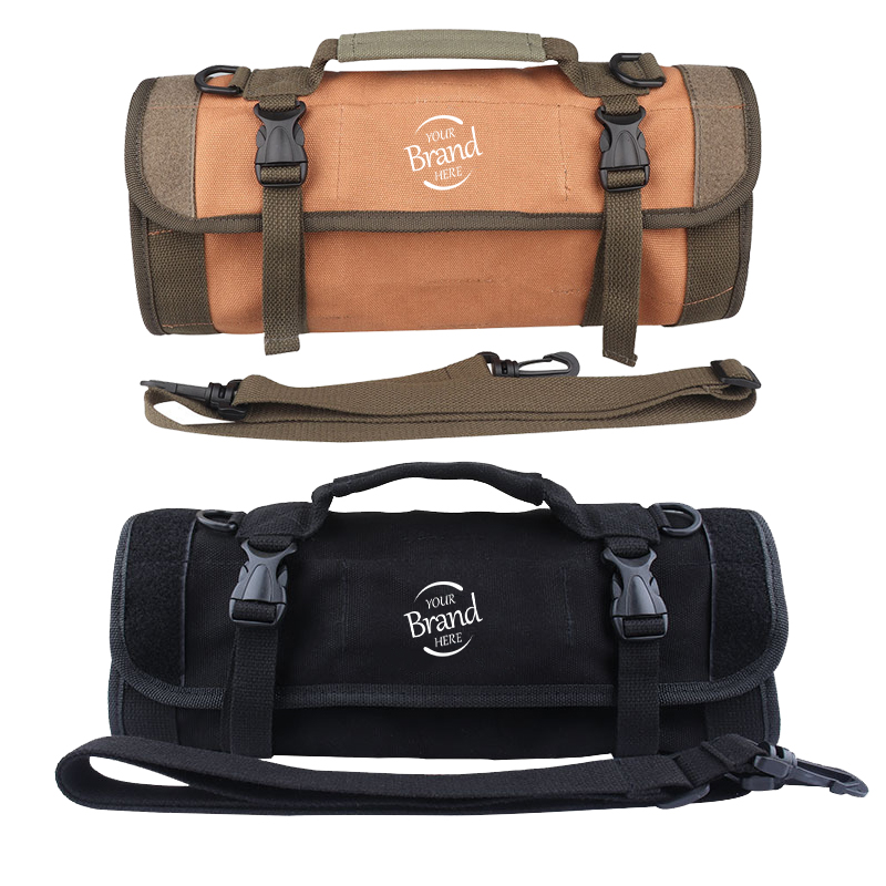 Roll Type Multifunctional Tool Canvas Pouch