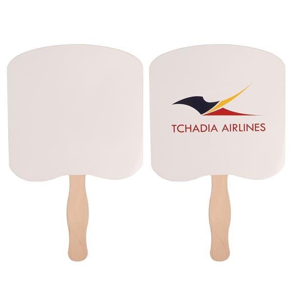 Wooden Handle Hand Fans - Image 3
