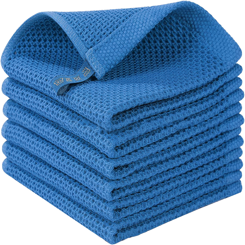 Cotton Waffle Weave Kitchen Dish Cloths Towel - Image 10