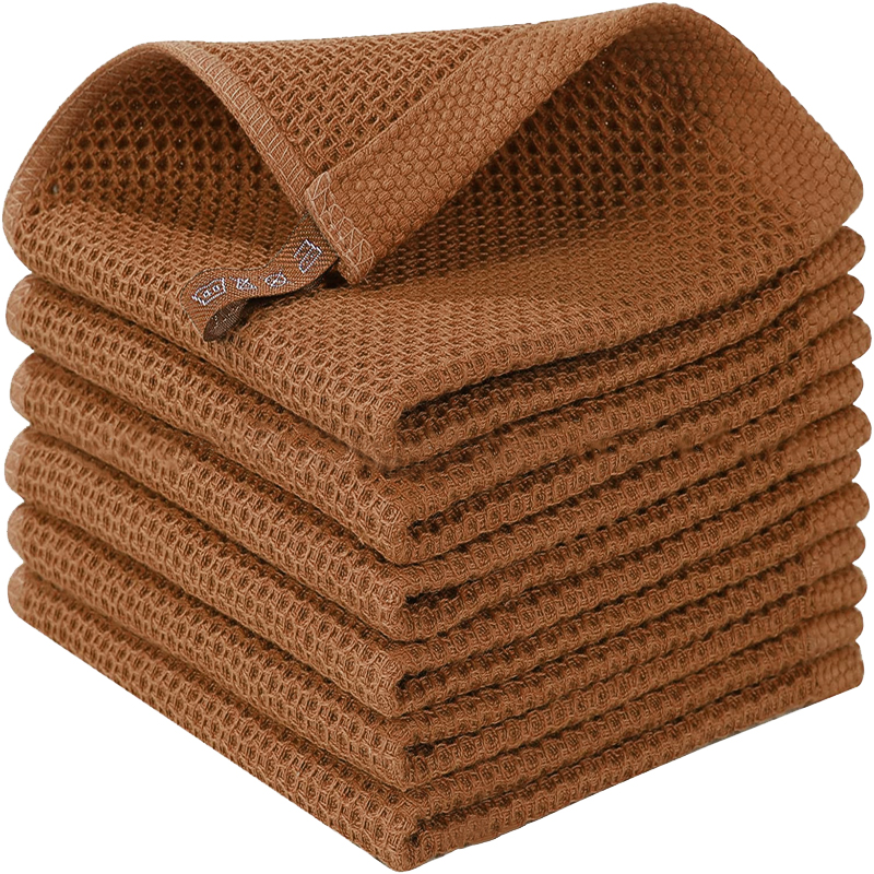 Cotton Waffle Weave Kitchen Dish Cloths Towel - Image 9