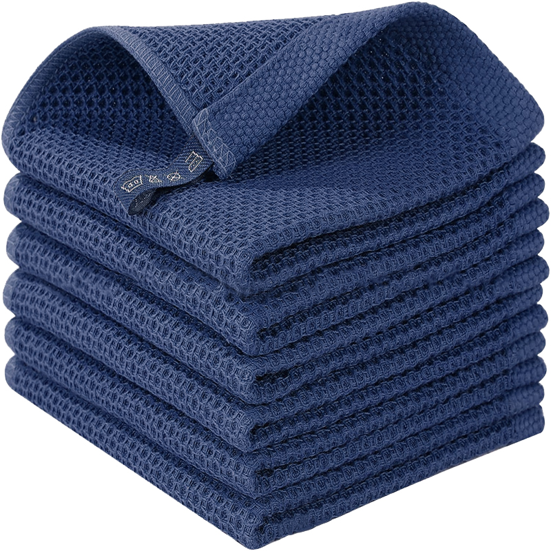 Cotton Waffle Weave Kitchen Dish Cloths Towel - Image 5