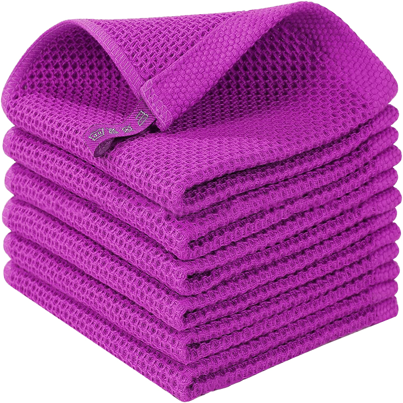 Cotton Waffle Weave Kitchen Dish Cloths Towel - Image 4