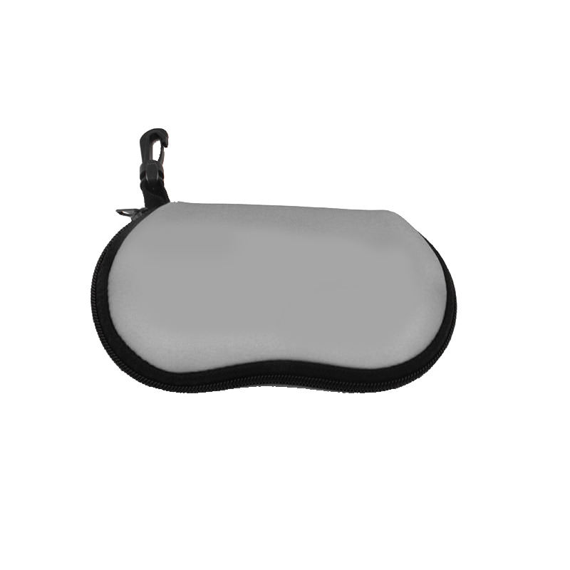 Neoprene Zipper Eyeglass Case With Clip - Image 4