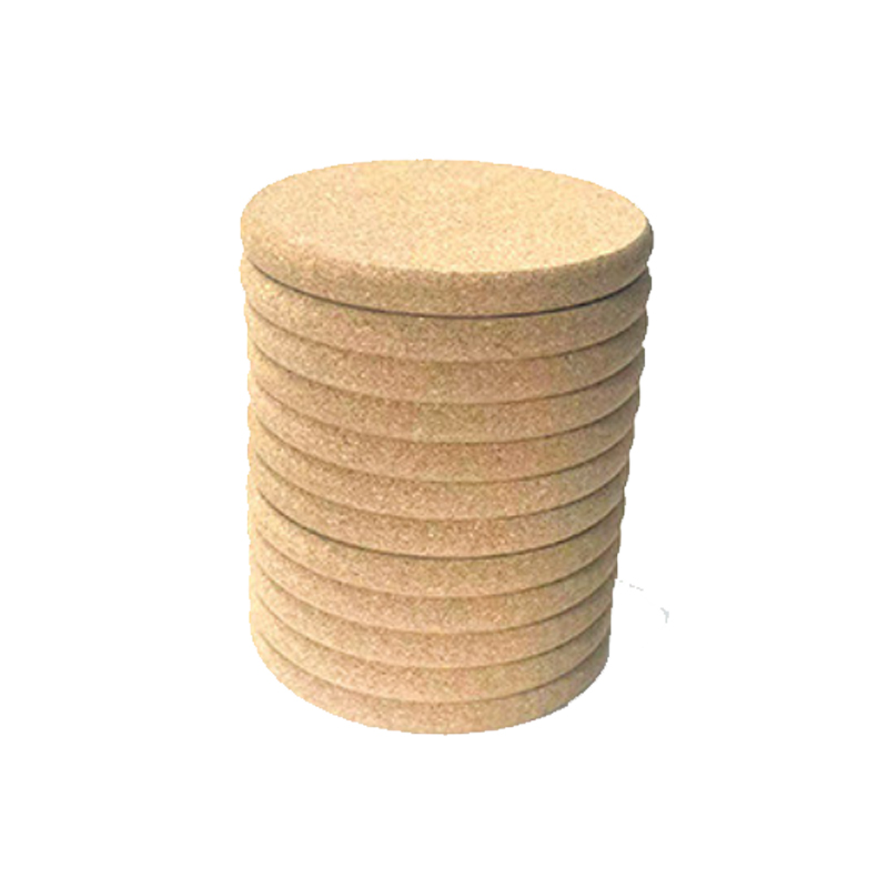 Round Cork Beverage Coaster - Image 4