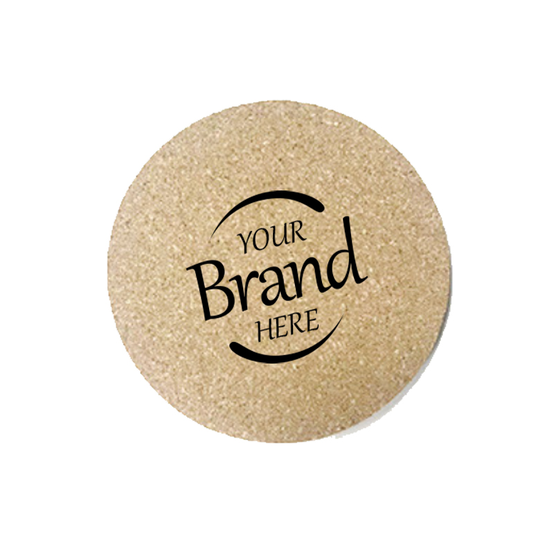Round Cork Beverage Coaster